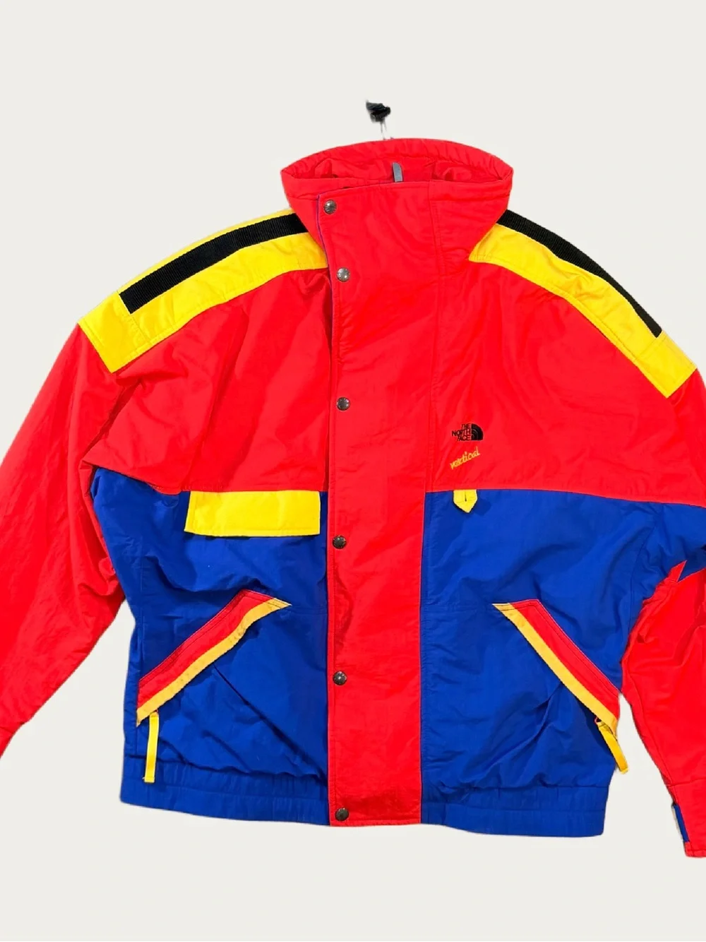 Vintage 90s The North Face Vertical Gore Tex Men's Colour Block Jacket Size M/L
